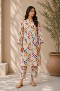 Sapphire Premium Lawn – Diamond Ikat All Over Print Unstitched 2 Piece